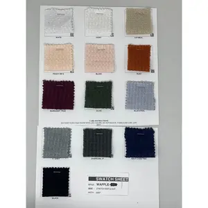 Waffle Knit Solid Fabric