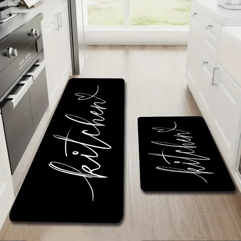 [SALE 50%] Kitchen Mats for 2PCS, Waterproof Kitchen Rugs, Ins Style Simple Comfort Standing Mat Rug for Home, kitchen, Sink, Laundry, Office