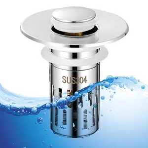 Professional Bathroom Sink Drain Protector Kit - Quick Release Hair Catcher & Odor Blocking Stopper | Easy Installation Without Tools Cover Silicone