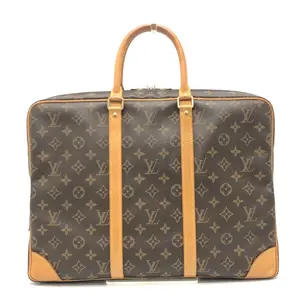Pre-owned Louis Vuitton Canvas Coated Travel Bags Porte Documents Voyage Briefcase Monogram Canvas by Rebag