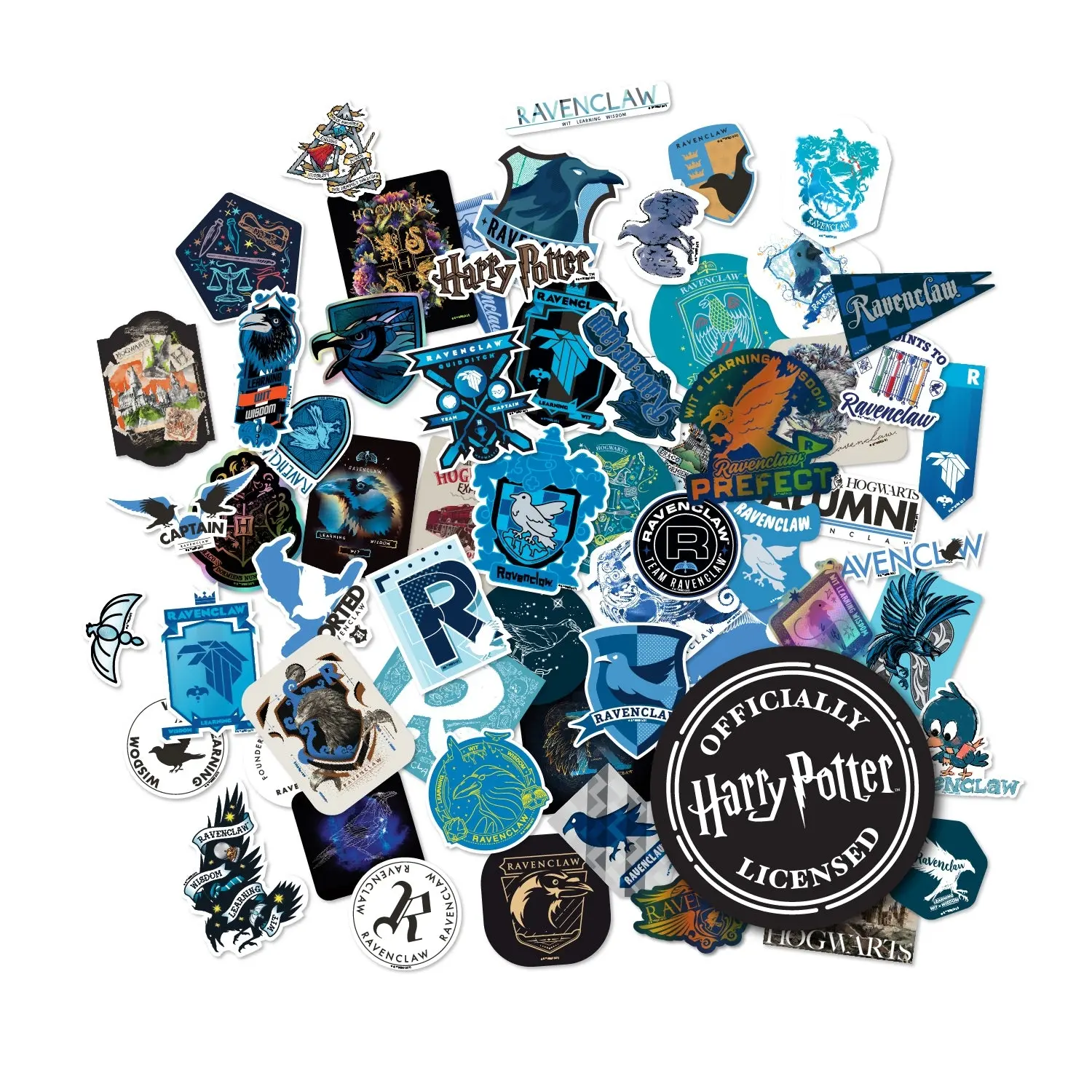 Harry Potter Ravenclaw Decals (60-Pack) Harry Potter Ravenclaw Decals (60-Pack)
