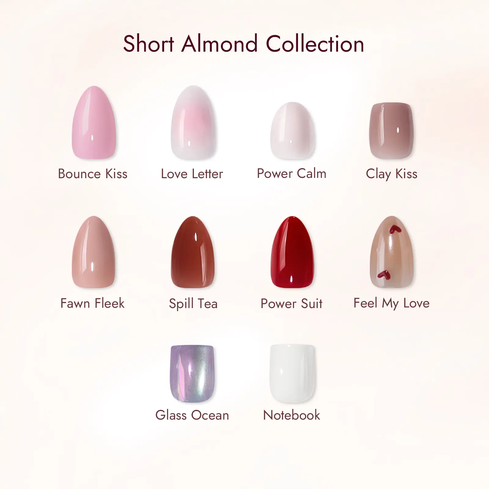 [Buy 1 Get 1 Free Glue]BTArtbox Press On Nails - Short Almond, 4-Week Wear Short Press On Nails with Glue and Adhesive Tabs, Short Almond Sparkle Cat Eye Nails, Easy-to-Apply in 16 Sizes - 32 Nails All-in-One Kit, Summer Party Daily Nail Kit