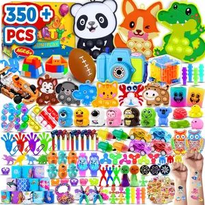 350PCS Bulk Fidget Toys Party Favors for Kids, Perfect for Easter Egg Fillers, Classroom Treasure Box Prizes, Goodie Bags Birthday Carnival Pinata Stuffers