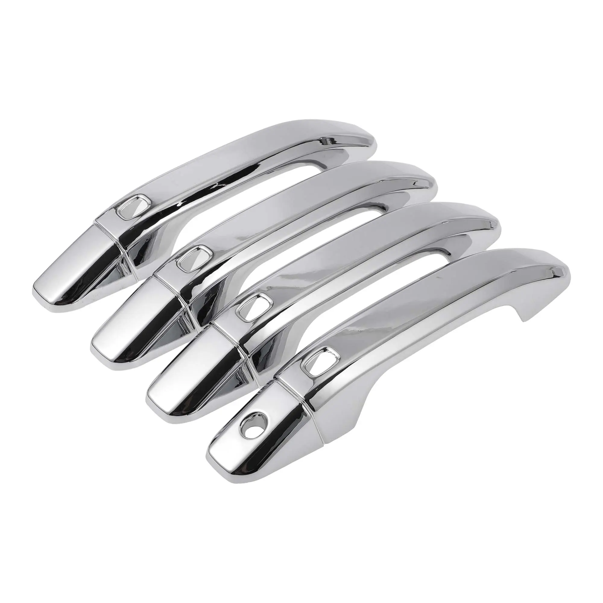 4pcs Exterior Door Handle Cover Car Door Handle Protector for Chevrolet Silverado 1500 2014-2024 Car Door Handle Protector with 4 Keypad ABS