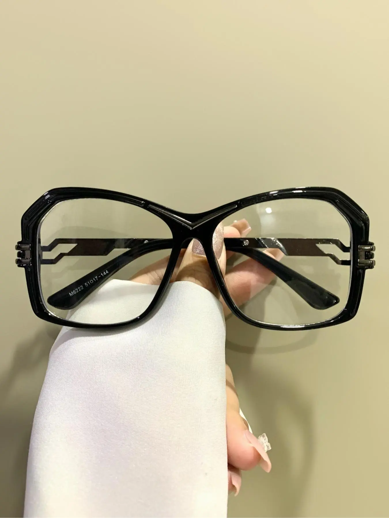 Unisex Fashionable Square Frame Eyeglasses, Trendy Casual Eyeglasses for Everyday Use, Stylish Trendy Eyewear, Fashion Accessories for Outdoor Activities, Stylish Square Frames