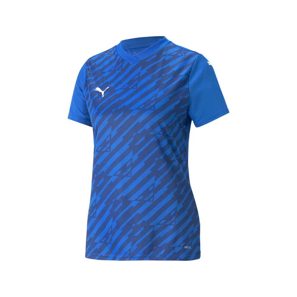 PUMA Womens Teamultimate V Neck Jersey Casual - Blue