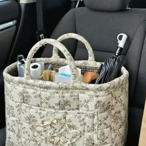 Car Interior Storage Basket, Home Organizer Bag for Clothing, Books and Work Supplies, Space Saving Multi-Purpose Car Accessory, Car Interior Accessories, Vehicle Interior Accessories