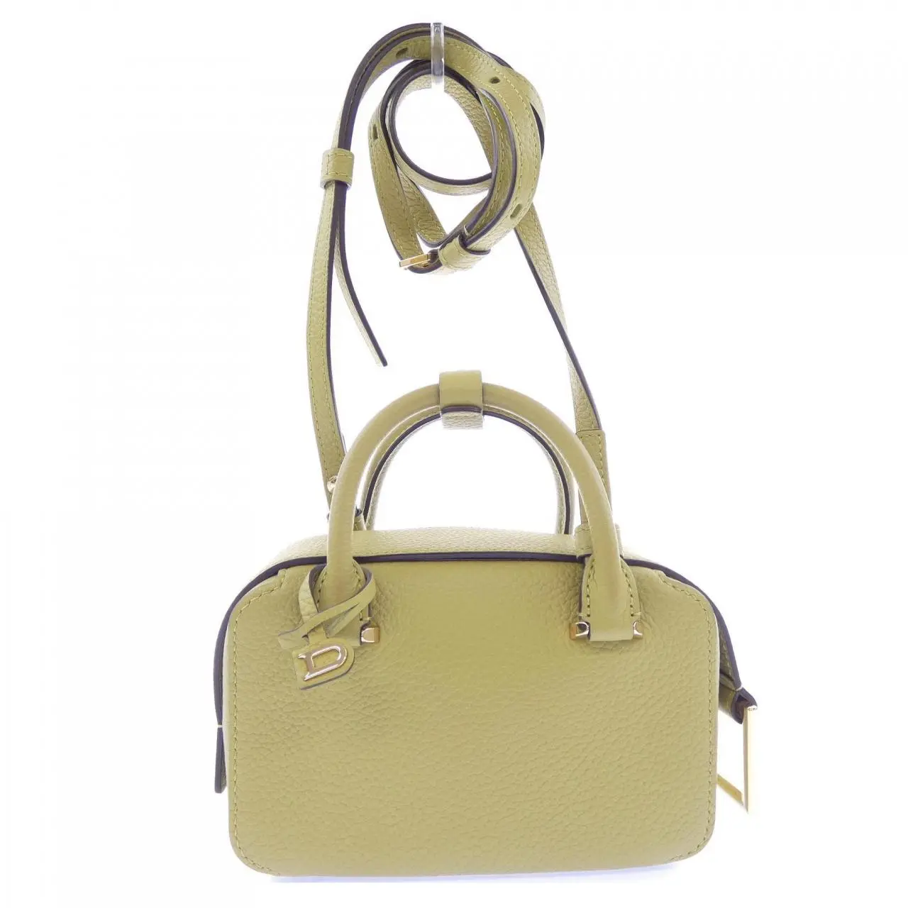 Pre-owned delvaux Calfskin Shoulder Bags COOL BOX Taurillon Soft nano bag