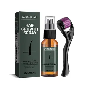 West & Month Beard Spray Suit Moisturizing Spray Beard Care Promoting Hu Long Thick Liquid