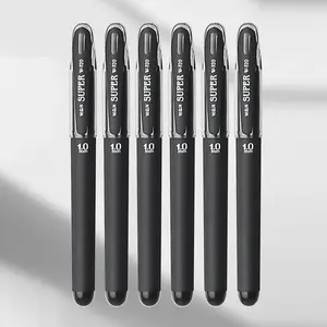 1.0mm Gel Pen, Black Refill Smooth Writing Pen, Student School Office Stationery Supplies, Back-to-school Season