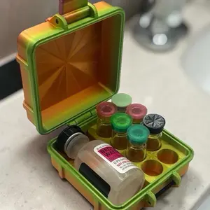 Peptide Storage Case. Hold 8 3ml Vials, and 1  Bac Water