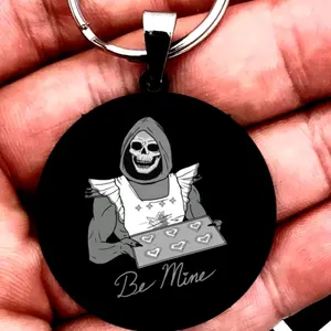 skelton baking heart love cookies hot cute keychain