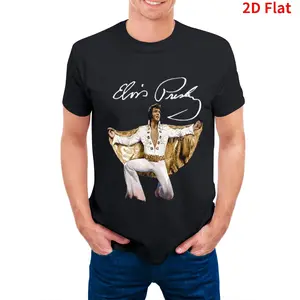 Elvis Presley Signature Gift For Fan Black Shirt All Size Classic Cotton