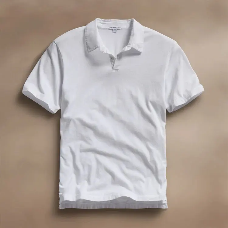 james Perse white polo