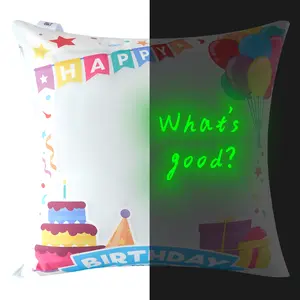 Glow-in-the-Dark Doodle Pillowcase – Your secret message board that only light can reveal.  Reuse & redraw anytime | Ships from USA