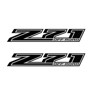 Z71 Offroad Truck Decals Bedside Stickers  / Black
