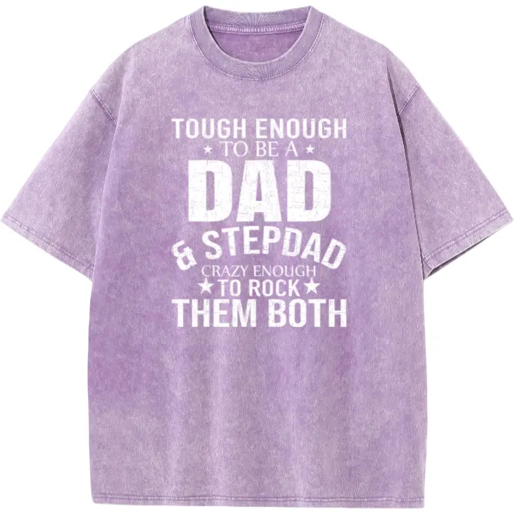 Celebrating Fatherhood With A Heartwarming Cotton Tshirt For Dad And Stepfather On Fathers Day