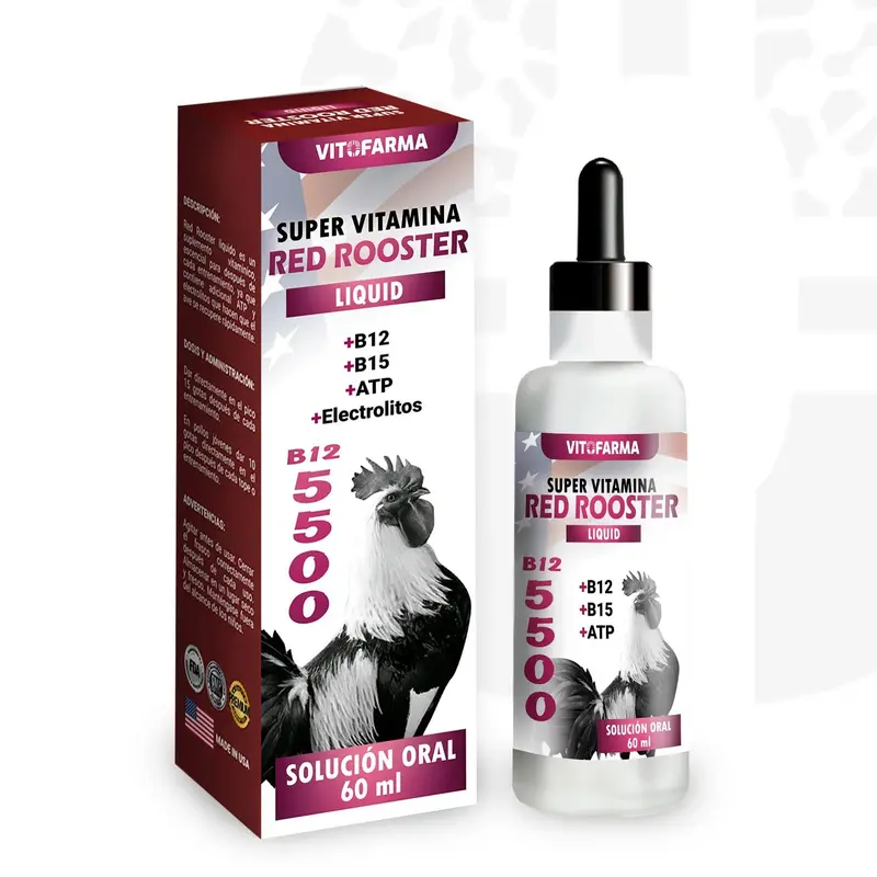 Vitamin B15 B12 – Vitrom B15 B12 – Sterile Solution 20 ml For Animal