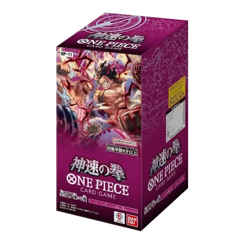 op11 english booster box One Piece A Fist of Divine Speed OP-11 Pack — Japan2UK op 11 booster box english