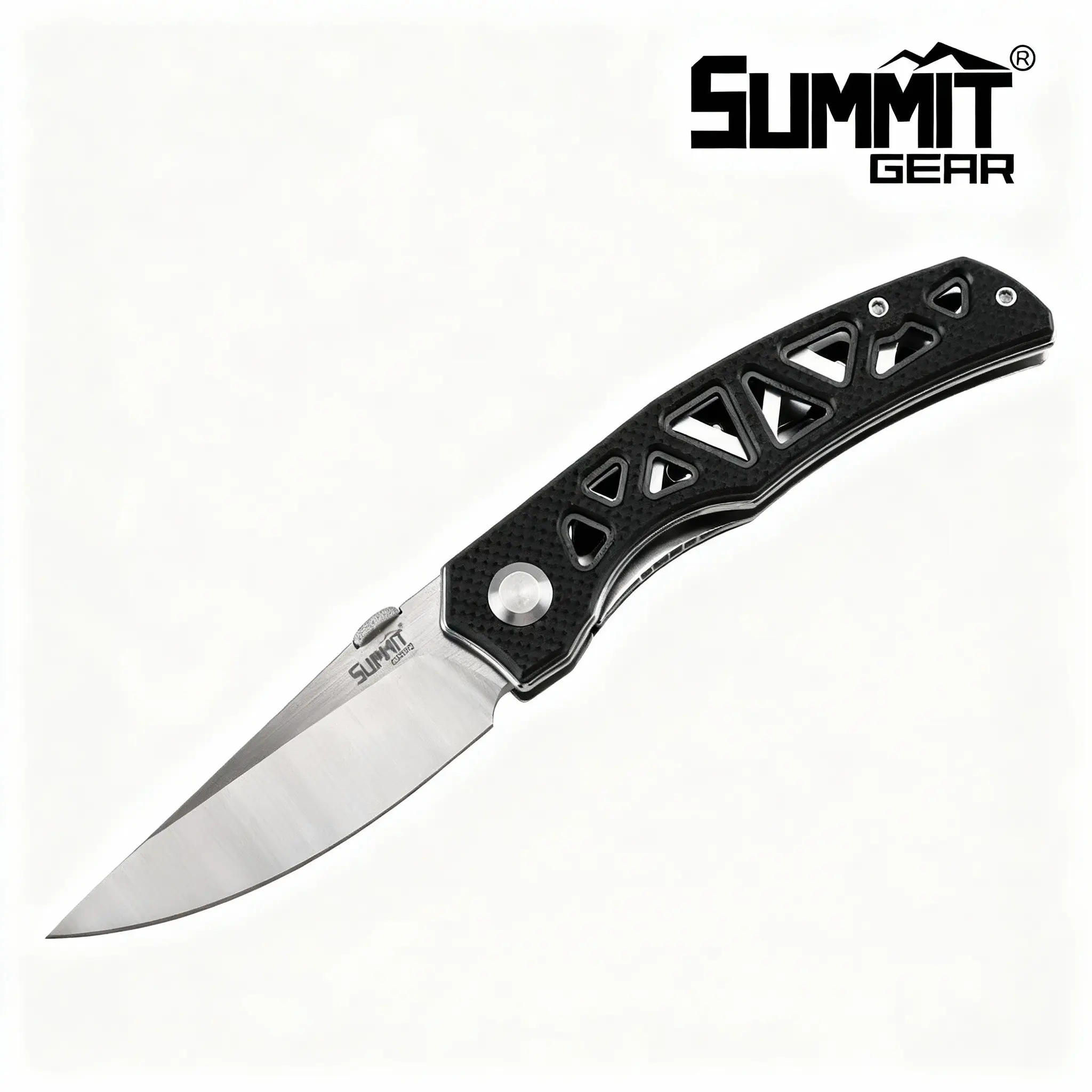 Pocket Knife Upgrade G10 Handle - Lightweight EDC, Folding Knives High Carbon Stainless Steel D2 Blade, Ball Bearing, Camping Folding knives with Liner Lock for Fishing, Hunting, and Hiking outdoorfun