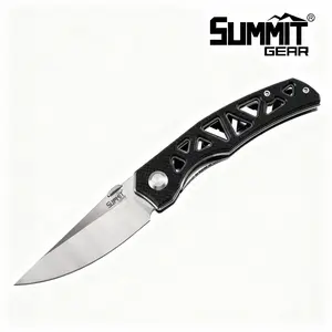 Pocket Knife Upgrade G10 Handle - Lightweight EDC, Folding Knives High Carbon Stainless Steel Blade, Ball Bearing, Camping Folding knives with Liner Lock for Fishing, Hunting, and Hiking