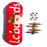 LC BOARDS FINGERBOARD 98X34 COMPLETE KERMIT RED WITH FOAM GRIP TAPE