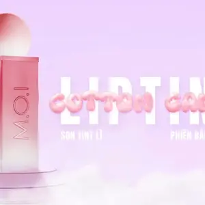 M.O.I Cotton Candy Lipstick Collection - Lip Care and Makeup Products - Son Tint Li Phiien Bao