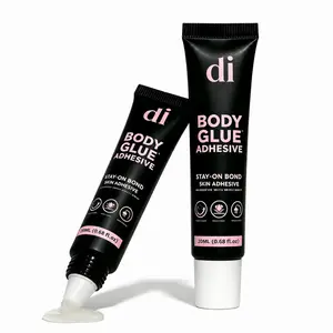 Body Glue for Clothes & Skin SummerVibes, Invisible Strong Hold Fashion Adhesive, Sweat-Resistant & Washable, Fabric-Safe Liquid Glue for Bras, Wigs, Costumes, Dance & Daily Wear (20ml) SummerVibes