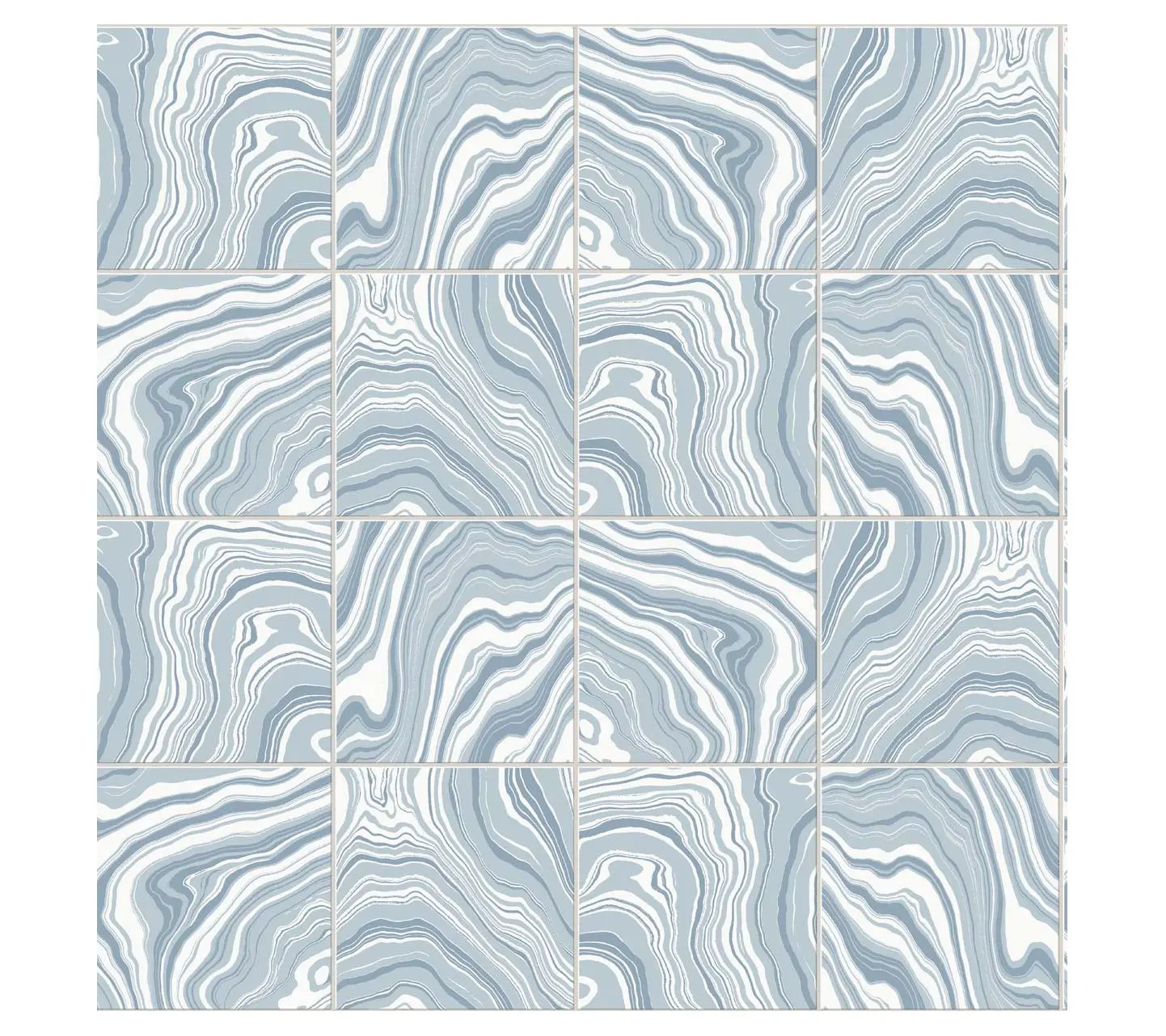 Lillian August Marbled Faux-Tile Peel-and-StickWallpaper Lillian August Marbled Faux-Tile Peel-and-StickWallpaper