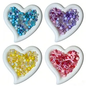 #Cocoshop 14.99 Popular Glass Beads Mix Soft Flower Butterfly Mix 2oz 5oz