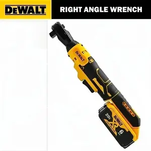 DEWALT DCF512 20V Cordless Right Angle Ratchet Wrench - Brushless Motor, Variable Speed, LED Light, 95nm Torque, Extended Runtime Electric Driver for DIY Projects hardware