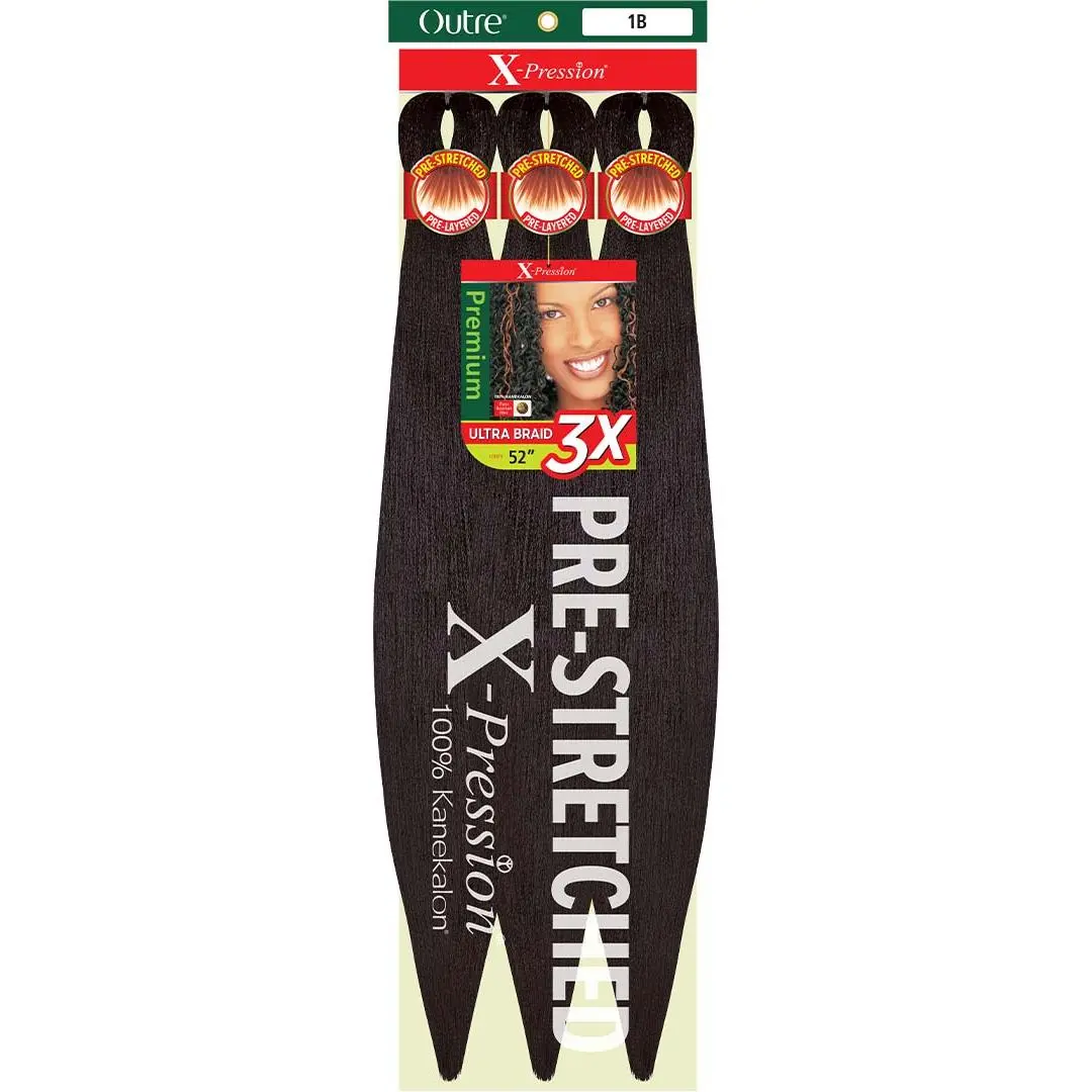 Outre X-Pression Braid 52" Pre-stretched Braiding hair