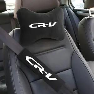 Car Seat Headrest Rest Neck Pillow Cushion Seat Belt Shoulder Pad For Honda CRV 2007 2015 2016 2017 2018 2019 2020 Auto Interior Accessories Car Interior Kit