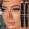 2 Pcs Long-Lasting Makeup Contour Stick, Face Makeup Cosmetic, Concealing & Contouring, Longwear Concealer, Dark Circle Cover & Face Brightening