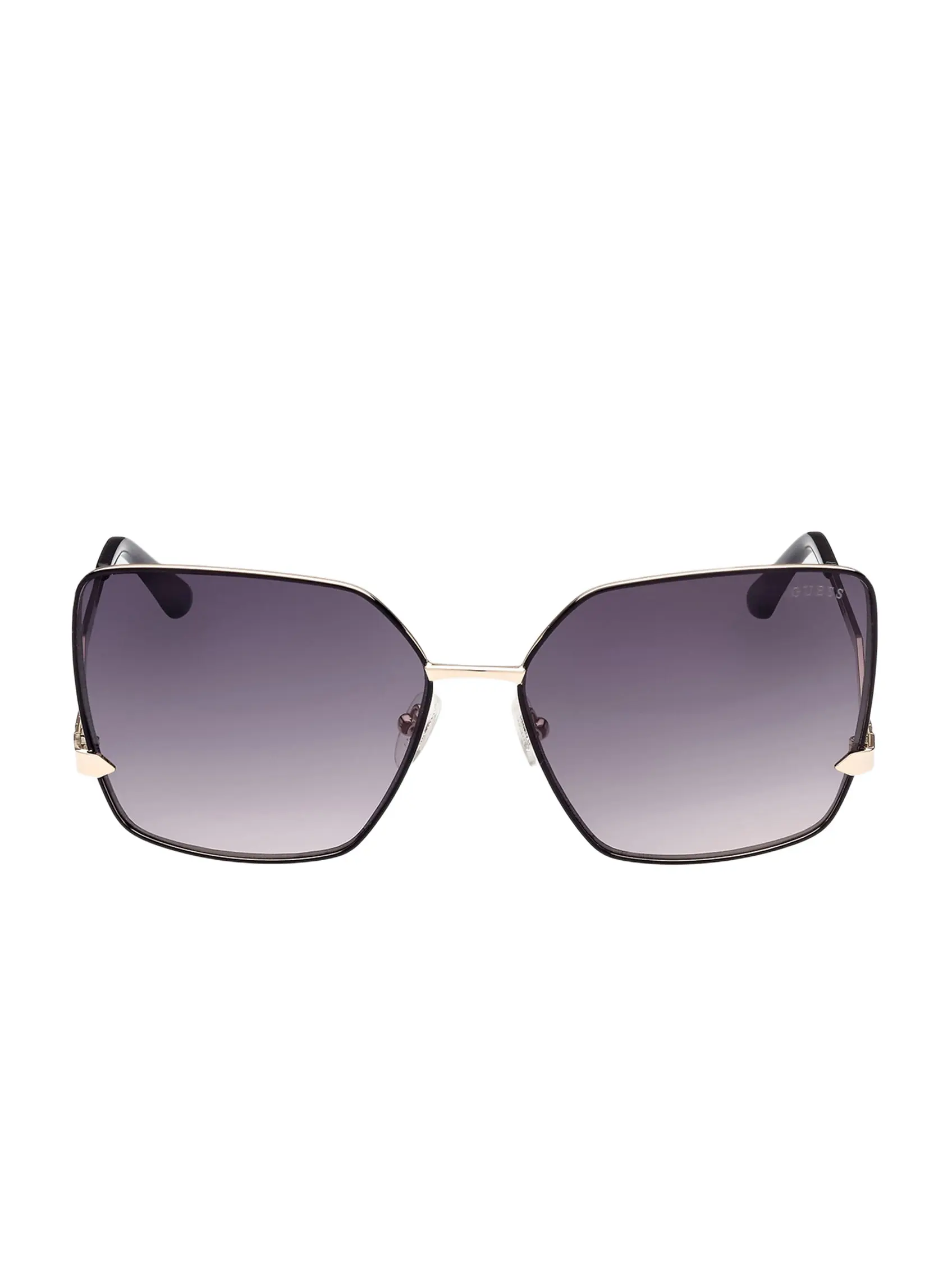 GUESS Female Oversized Square Zigzag Sunglasses