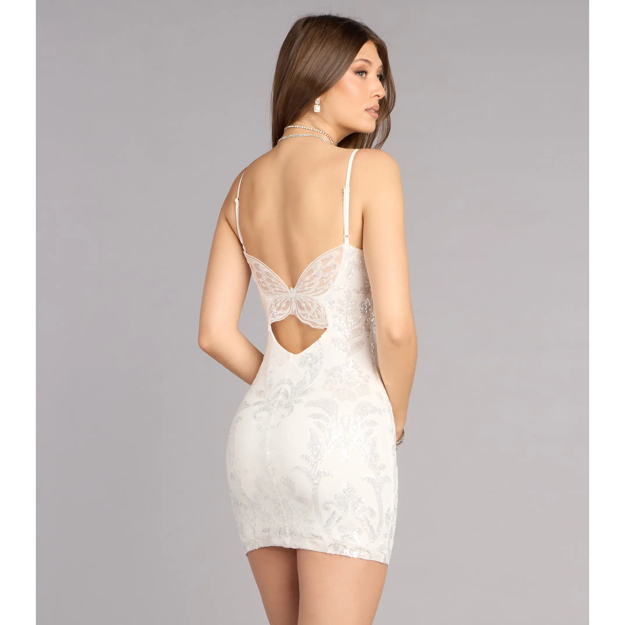 Butterfly Effect Sequin Bodycon Dress - TikTok Shop