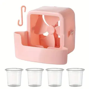 Portable Fan Cooling Kit, DIY Portable Air Conditioner Accessories, Quick Cool Without Power, for Electric and Floor Fans, Includes Ice Shaker