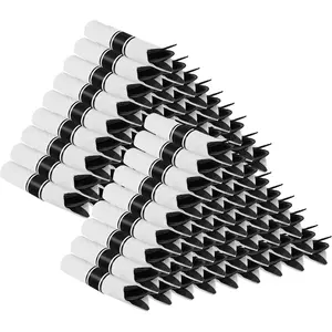 100Pack Black Plastic Silverware, Disposable Plastic Silverware with Napkins, Pre Rolled Black Spoons Forks  wiht Napkins, Heavy Duty Wrapped Cutlery Set for Party Wedding