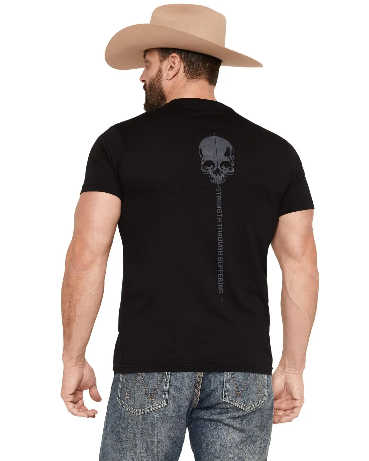 Grunt Style Men's Men'S Strength Through Suffering Short Sleeve Graphic - Gs5246