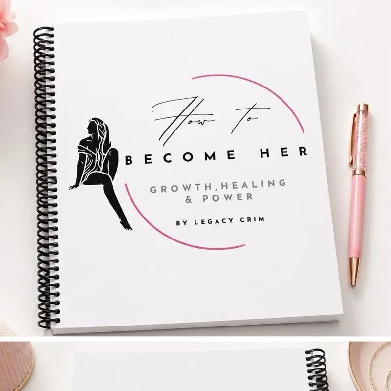 How To Become Her (Vol 1) - Guided Memory Journal, Career & Self-Help Book for Personal Growth
