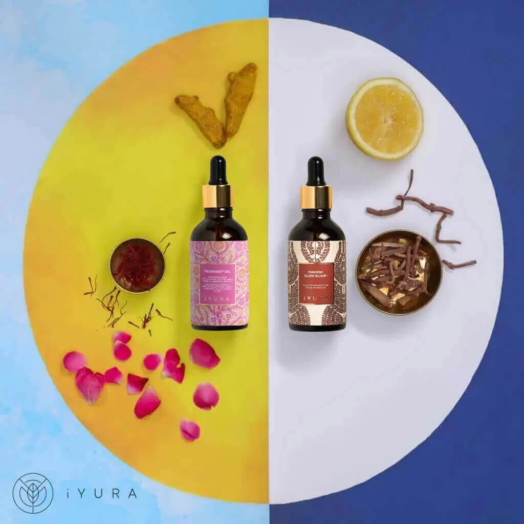 TAE Day & Night Face Oil Duo - Best Moisturizer for Healthy Skin - Ayurvedic Natural Skincare Set