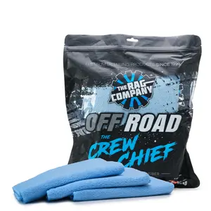 The Rag Company Off Road Crew Chief Buffing Towel: 3 Pack, 16" X 27"