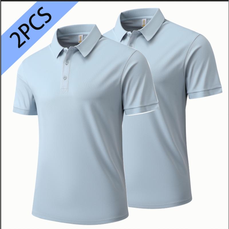 2PCS 2026 New 8688 Short Sleeve Polo Shirt 180g Group 180g Top