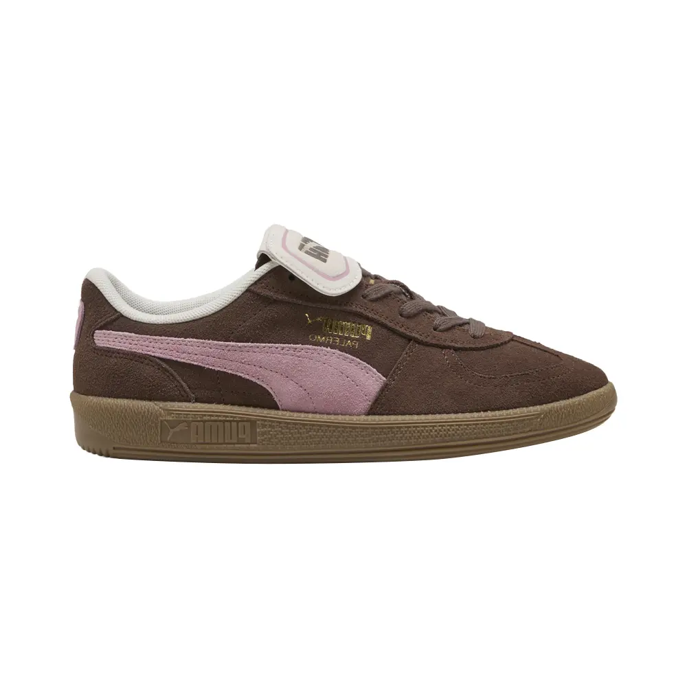 PUMA Mens Palermo Premium Suede Lace Up Sneakers Shoes Casual - Brown