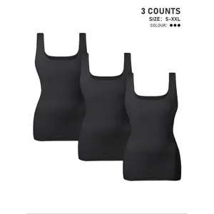Women's Solid Color Square Neck Shapewear Tank Top, Tummy Control Shaper Vest, Women's Shapewear for All Seasons, Shapewear for Women