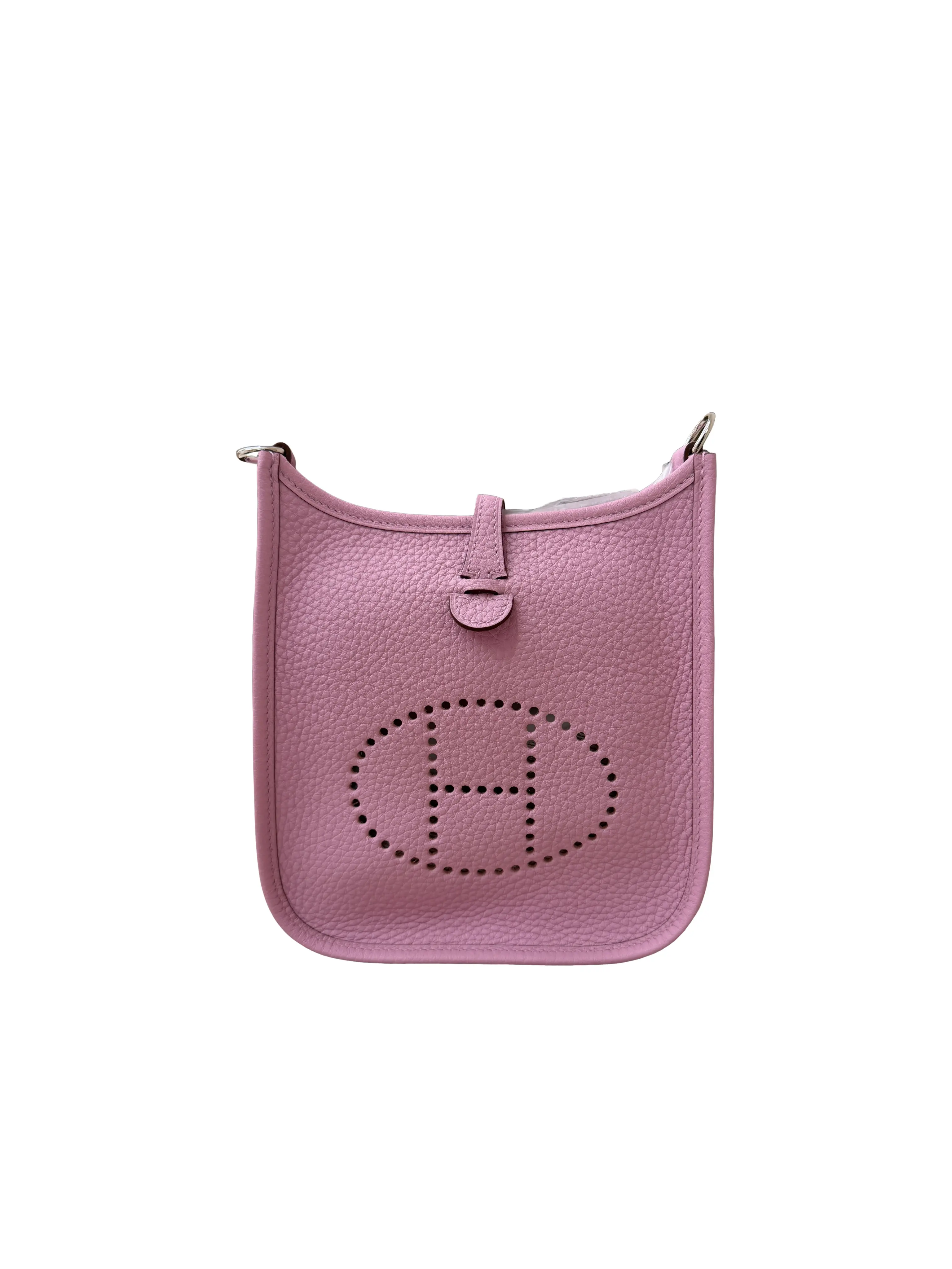 Pre-owned HERMÈS leather Crossbody Bags Evelyne 16 TPM (Très Petit Modèle) crossbody bag stamp u