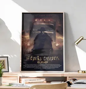 Jeepers Creepers: Reborn Abstract Movie Poster | Themed Wall Art Print