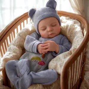 BABESIDE Lifelike Reborn Baby Dolls Boys - 17-Inch Real Baby Feeling Realistic-Newborn Baby Dolls Full Body Vinyl Doll