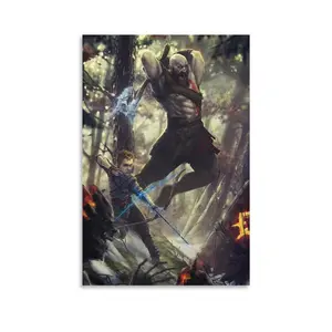Game God of War Poster Picture Canvas Wall Art Print Home Room Decor