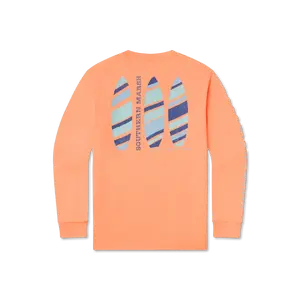 Youth FieldTec™ Featherlight Tee - Surf Trio - Long Sleeve